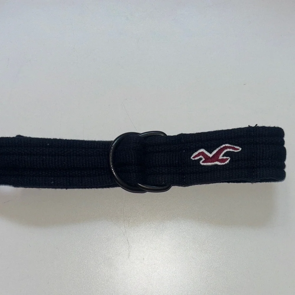 Hollister Navy Belt with Embroidered Logo size 33